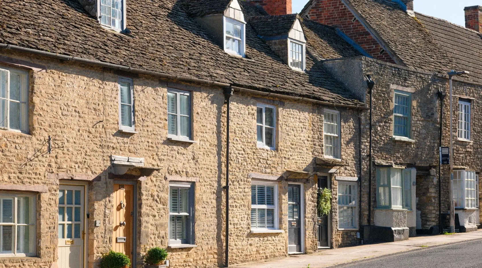 Traditional homes in Malmesbury near A1 Maintenance's service area
